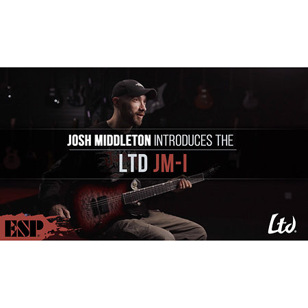 JM-I Quilted Maple Deep Blood Moon Josh Middleton  + Etui LTD