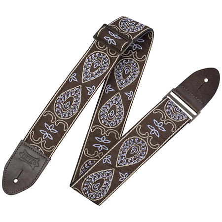 Levy s M8HTV-24 Hootenanny Guitar strap 5 cm Design 024 Rainbow Jacquard