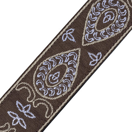M8HTV-24 Hootenanny Guitar strap 5 cm Design 024 Rainbow Jacquard Levy s