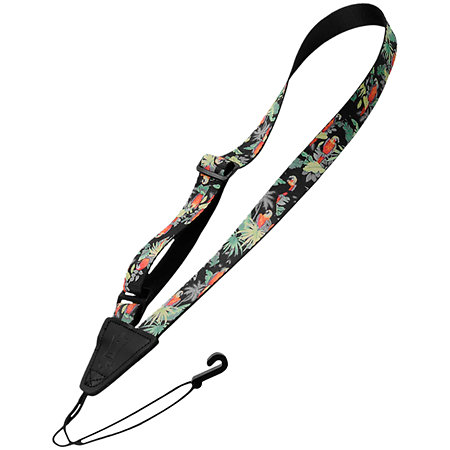 Levy s MP23-006 Sangle pour ukulélé 2,5 cm Design 006 Island Impressions