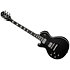 Les Paul Prophecy Aged Jet Black Metallic Left Hand + Housse Epiphone