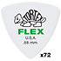 456R88 Tortex Flex Triangle 0,88 mm Sachet de 72 Dunlop