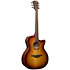 Tramontane 118 Auditorium Bevel Cutaway Électro Brown Shadow LAG