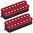Fluence PRF-CO8-SD2 Classic Humbucker Open Core Set Neck/Bridge Actifs 8 cordes Rouge Fishman