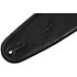 M4GF-BLK Sangle guitare basse cuir rembourée dos daim 9 cm Black Levy s