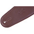 M4GF-BRN Sangle guitare basse cuir rembourée dos daim 9 cm Brown Levy s