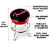 Red Sparkle Logo Barstool 24'' Fender