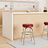 Red Sparkle Logo Barstool 24'' Fender