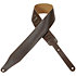 DM17-DBR Sangle en cuir 6,4 cm Dark Brown Levy s