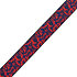 MPD2-110 Sangle en polyester Design 110 Purple and Red Skulls Levy s