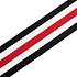 MSSC8-RWB Coton avec logo Levy's en cuir 5 cm Red White and Blue Levy s