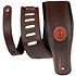 MSS2-DBR logo Levy's cuir pleine fleur 6 cm Dark Brown Levy s