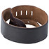 M4GF-DBR Sangle pour basse Cuir rembourée dos daim 9 cm Dark Brown Levy s