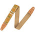 MH8P-008 Sangle Vegan 5 cm Design 008 Rose Motif Yellow and Orange Levy s