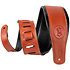 MSS2-TAN Sangle logo Levy's cuir pleine fleur 6,4 cm Tan Levy s