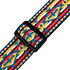 M8HT-22 Hootenanny Guitar strap 5 cm Design 022 Yellow and Red Western Levy s
