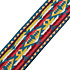 M8HT-22 Hootenanny Guitar strap 5 cm Design 022 Yellow and Red Western Levy s