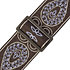 M8HTV-24 Hootenanny Guitar strap 5 cm Design 024 Rainbow Jacquard Levy s
