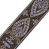 M8HTV-24 Hootenanny Guitar strap 5 cm Design 024 Rainbow Jacquard Levy s