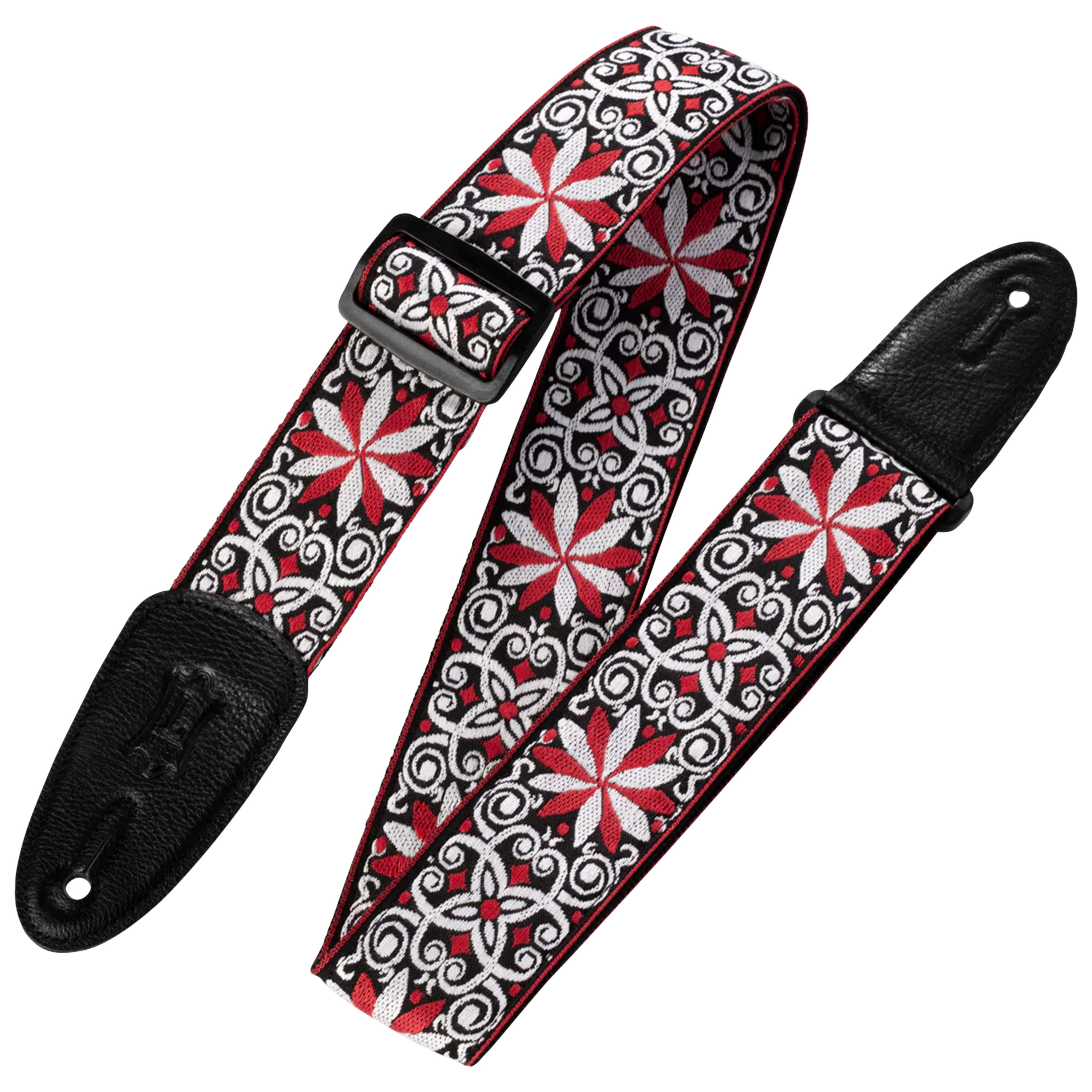 Levys Leathers M8POLY-BLK eenvoudige gitaarband zwart | Bax Music
