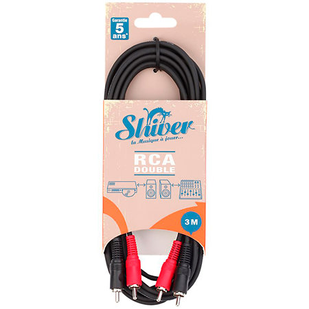 Shiver Câble 2 RCA / 2 RCA 3m