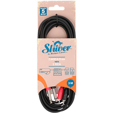 Shiver 2 RCA / 2 Jack  3m