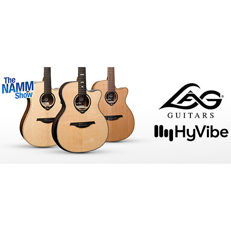 HV10-DCE HyVibe 10 Dreadnought Cutaway Electro + Housse LAG