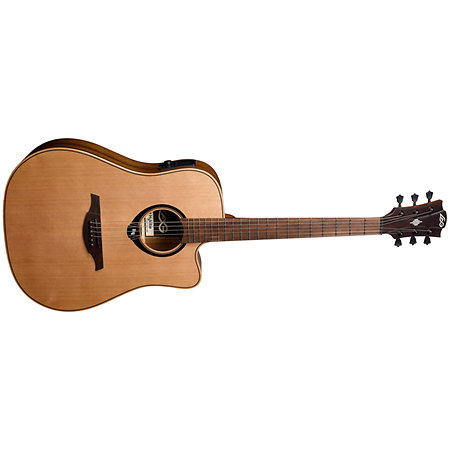 HV10-DCE HyVibe 10 Dreadnought Cutaway Electro + Housse LAG