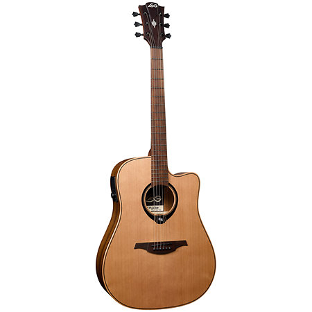 HV10-DCE HyVibe 10 Dreadnought Cutaway Electro + Housse LAG