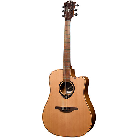 HV10-DCE HyVibe 10 Dreadnought Cutaway Electro + Housse LAG