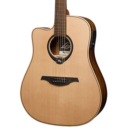 LAG HV10-L-DCE HyVibe 10 Dreadnought Cutaway Electro Lefty + Housse