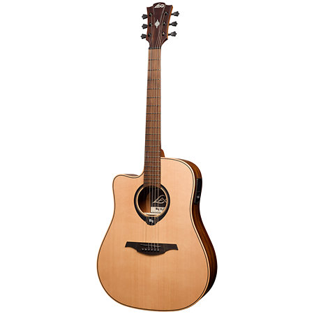 HV10-L-DCE HyVibe 10 Dreadnought Cutaway Electro Lefty + Housse LAG