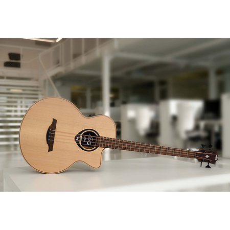 HV10-BCE HyVibe 10 Jumbo Bass Cutaway Electro + Housse LAG