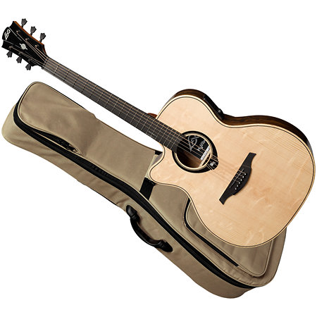 HV30-L-ACE HyVibe 30 Auditorium Cutaway Electro Lefty + Housse LAG