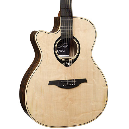 HV30-L-ACE HyVibe 30 Auditorium Cutaway Electro Lefty + Housse LAG