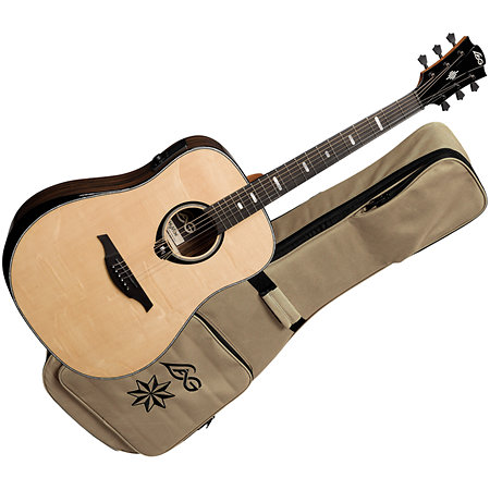 LAG HV50-DE HyVibe 50 Dreadnought Electro + Housse