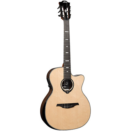 HV50-N-ACE HyVibe 50 Nylon Auditorium Cutaway Electro + Housse LAG