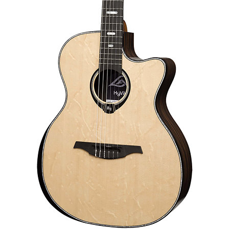 HV50-N-ACE HyVibe 50 Nylon Auditorium Cutaway Electro + Housse LAG