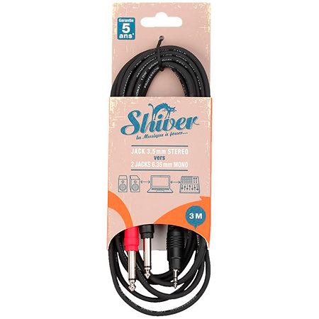 Shiver Câble Mini-Jack / 2 Jack 3m