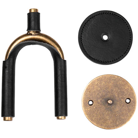 LVY-FGHNGR-BRBK Support mural pour guitare en fer forgé laiton Black Levy s