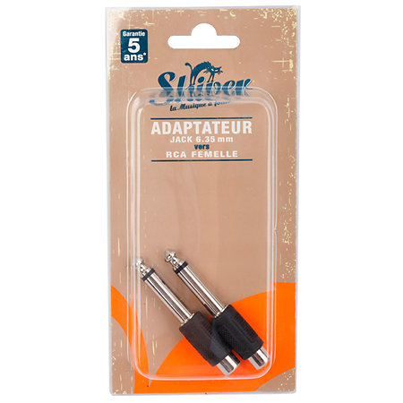 Shiver Adaptateur RCA / Jack x2