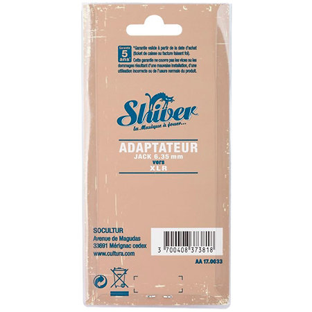 Adaptateur Jack / XLR x2 Shiver