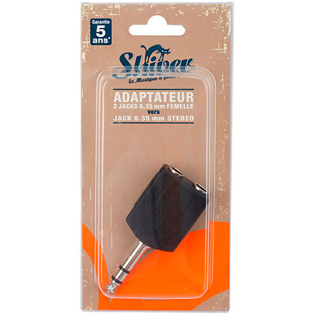 Shiver Adaptateur 2 Jack mono / Jack stéréo