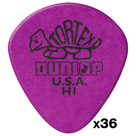 Dunlop 472RH1 Tortex Jazz I Purple Heavy Sachet de 36