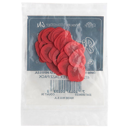 472RL1 Tortex Jazz I Red Light Sachet de 36 Dunlop
