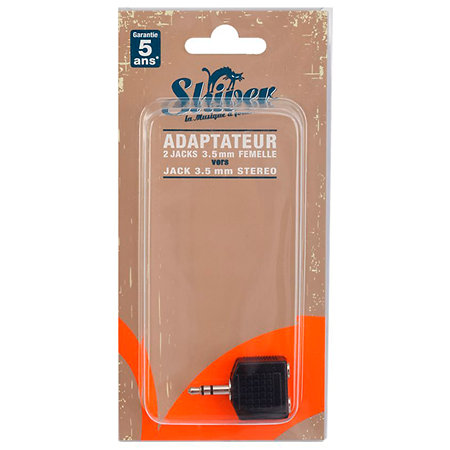 Shiver Adaptateur 2 Mini-Jack / Mini-Jack stéréo