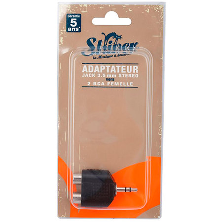 Adaptateur 2 RCA / Jack stéréo Shiver