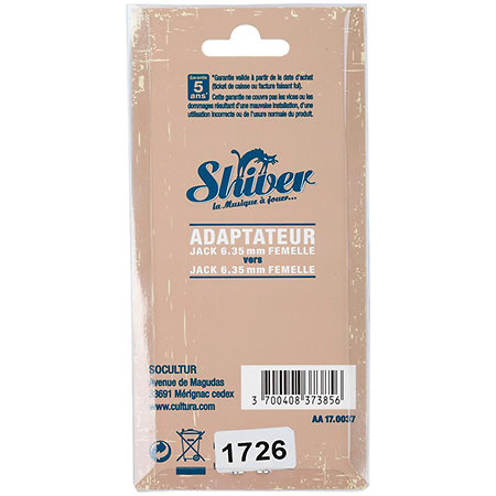 Adaptateur Jack femelle / Jack femelle Shiver