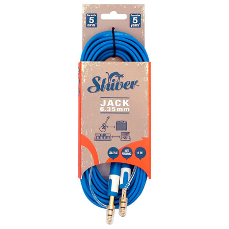 Shiver Câble Jack plat 6m