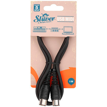 Câble MIDI DIN 1 m Shiver